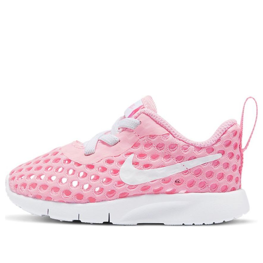 (TD) حذاء Nike Tanjun BR BTE للأطفال الصغار باللون الأبيض والوردي CW3180-611