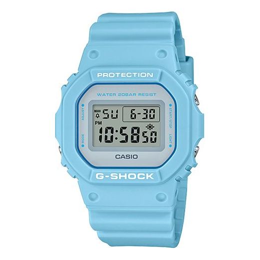 CASIO G-Shock Square 'Light Blue' DW-5600SC-2