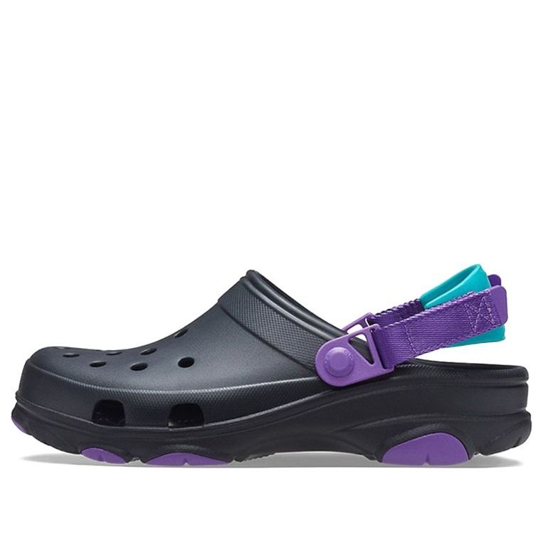 Crocs Classic Clog Black Purple Sandals 'Black Purple' 206340-09V