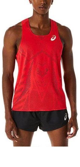 ASICS Actibreeze Jaquard Singlet 'Red' 2091A614-602