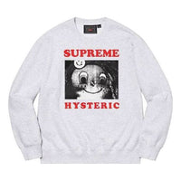 Supreme x HYSTERIC GLAMOUR Crewneck 'White Black Red' SUP-SS21-539
