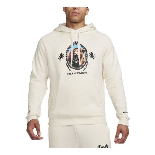 Nike Lebron Pullover Fleece Hoodie 'Phantom Heather Black' FB7124-027