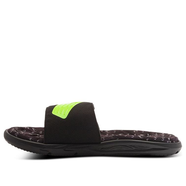 Under Armour Mercenary Xii Slipper Black/Green 3023759-002