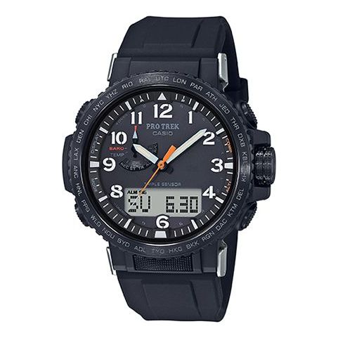 CASIO G Shock Waterproof Sports Solar Powered WO Quartz Shockproof Unisex Mens Black Analog/Digital Combo PRW-50Y-1APR