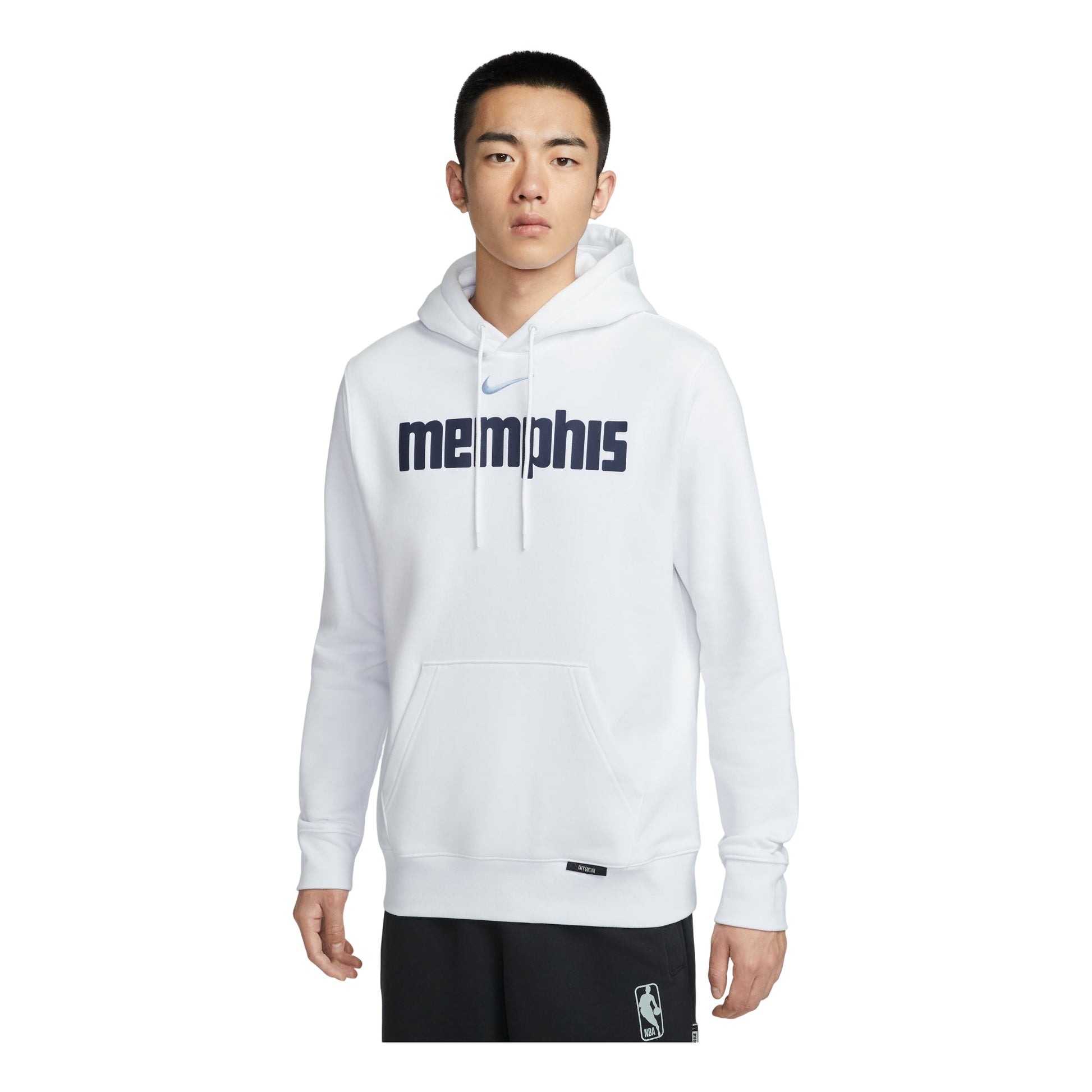 Nike Memphis Grizzlies City Edition Pull-Over Hoodie 'White'  HQ5545-100