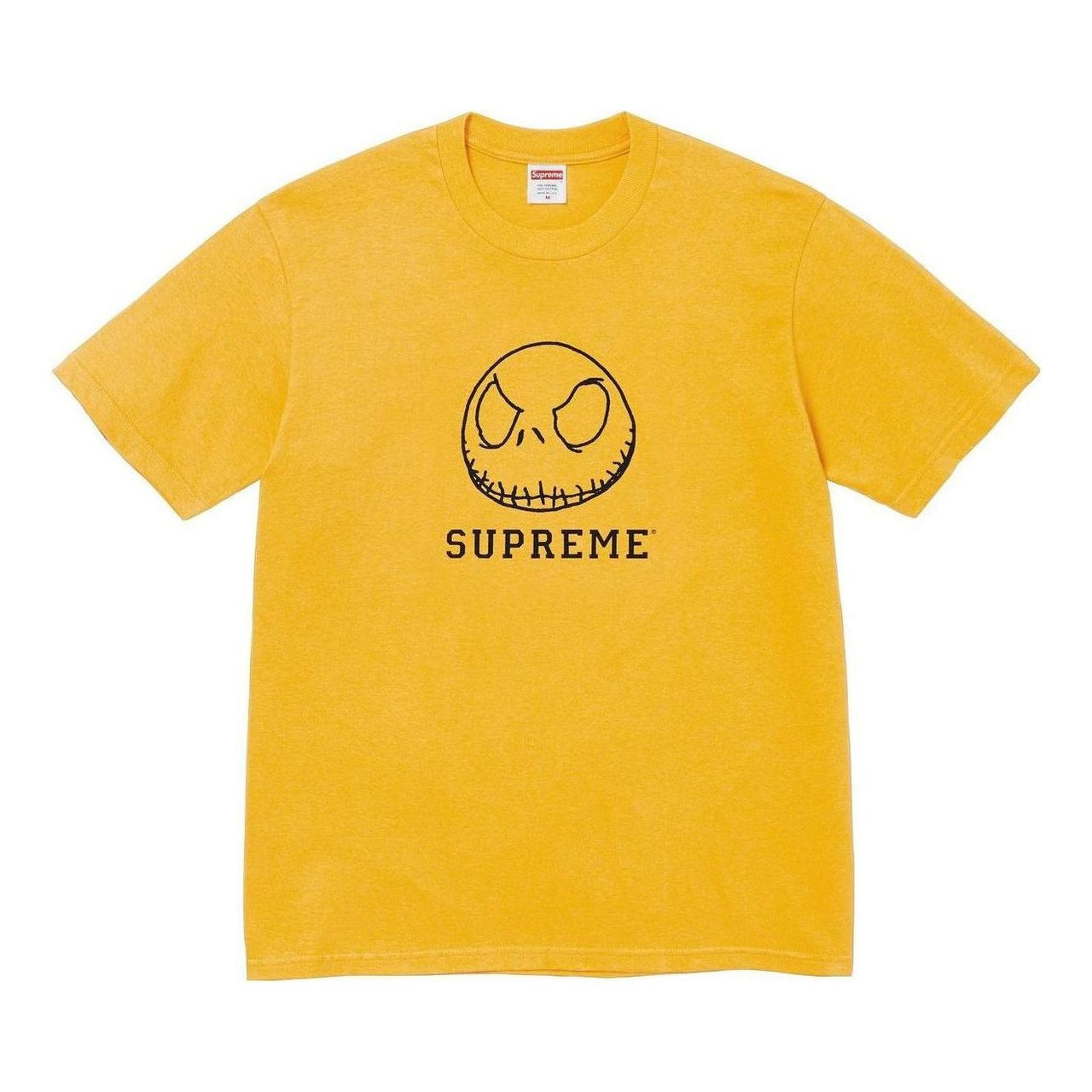 Supreme Skeleton T-Shirt 'Yellow Black' SUP-FW23-004