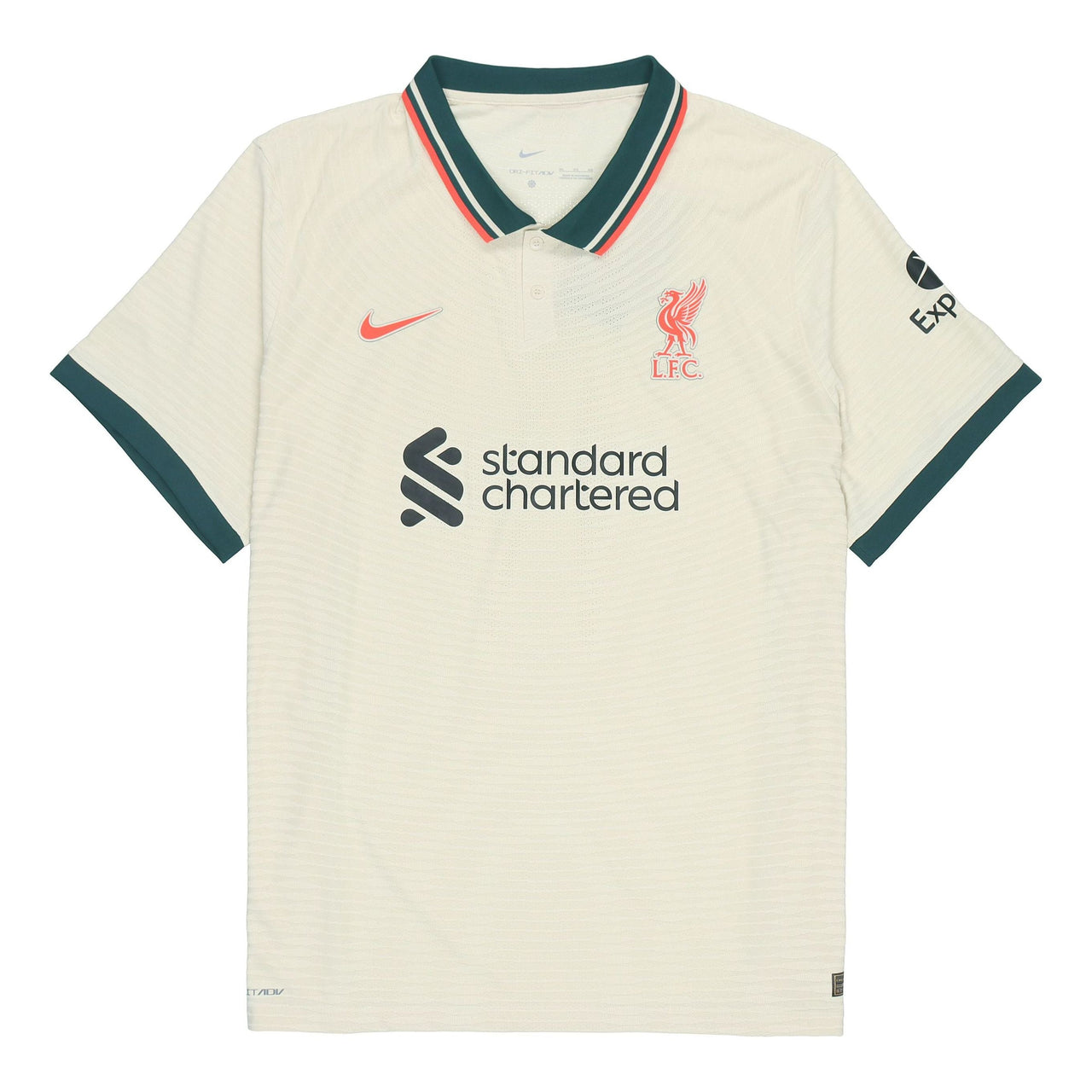 Nike Soccer/Football Sports Short Sleeve Jersey AU Player Edition 21-22 Season Liverpool Away Gray DB2532-239