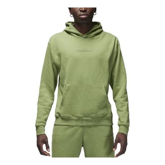 Air Jordan Wordmark Fleece Hoodie 'Sky J Light Olive' FJ1966-340