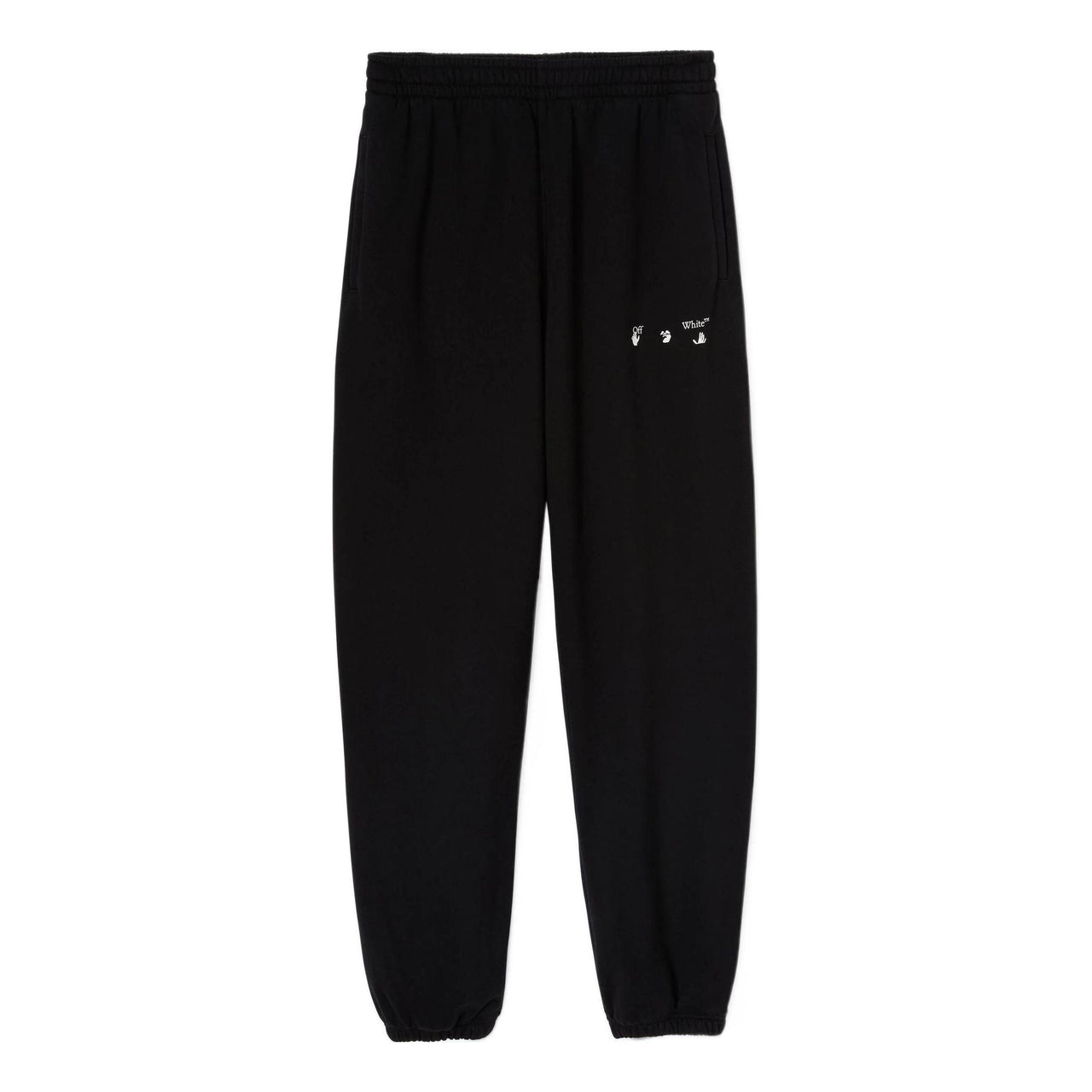 Men's Off-White SS22 Logo Bundle Feet Sports Pants/Trousers/Joggers Black OMCH029C99FLE0051001