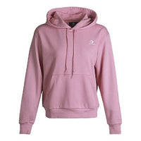 (WMNS) Converse Letter Basical Hooded Sweater Pink 10019442-A04