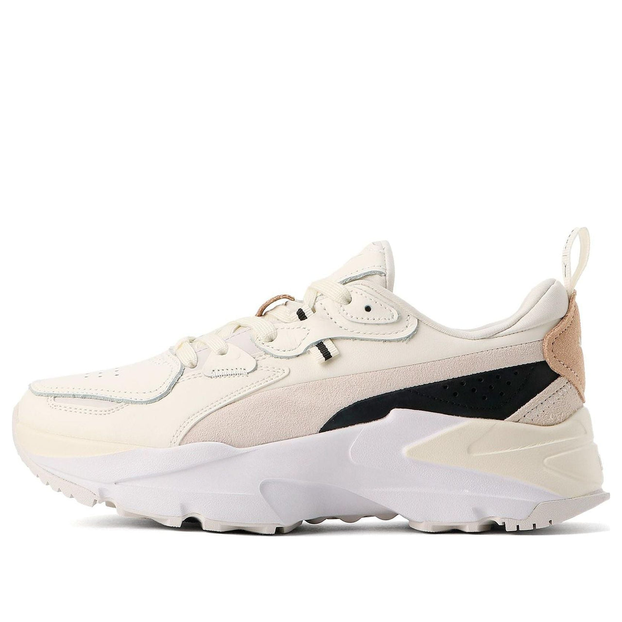 (WMNS) PUMA Orchid x Ameri 'Warm White Black' 393523-01