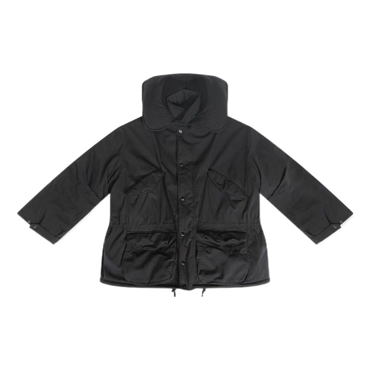 Balenciaga Hooded Travel Parka 'Black' 704500TLP031000