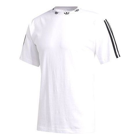 adidas originals Trefoil Collar Logo Short Sleeve White FM1508