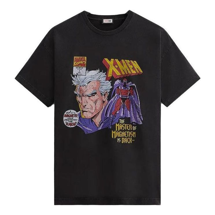 KITH For X-Men Master Of Magnetism Vintage Tee 'Black' KHM031443-001