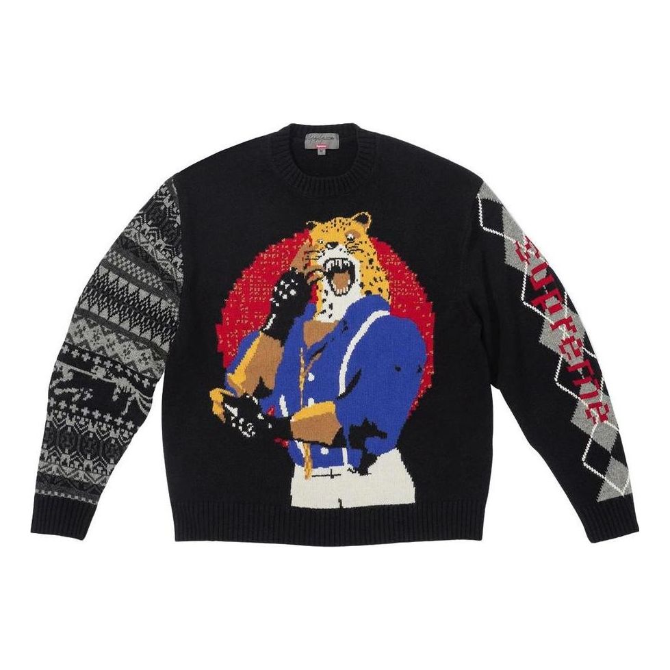 Supreme x Yohji Yamamoto x TEKKEN Sweater 'Black' SUP-FW22-414