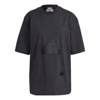 (WMNS) adidas Oversized T-Shirt Asia Sizing 'Black' HP1588
