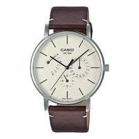 CASIO Male DRESS Japan / South Korea Fashion Sports Brown Analog MTP-E320L-5EVDF