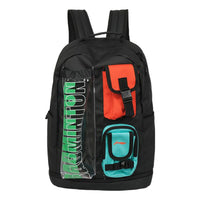 Li-Ning Graphic Multi Pocket Badminton Backpack 'Black Multi' ABSS085-1