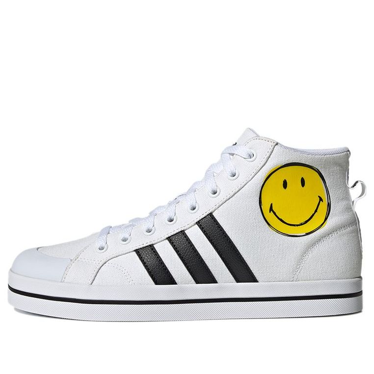 adidas neo Bravada Mid Smiley Face White/Yellow/Black G54949