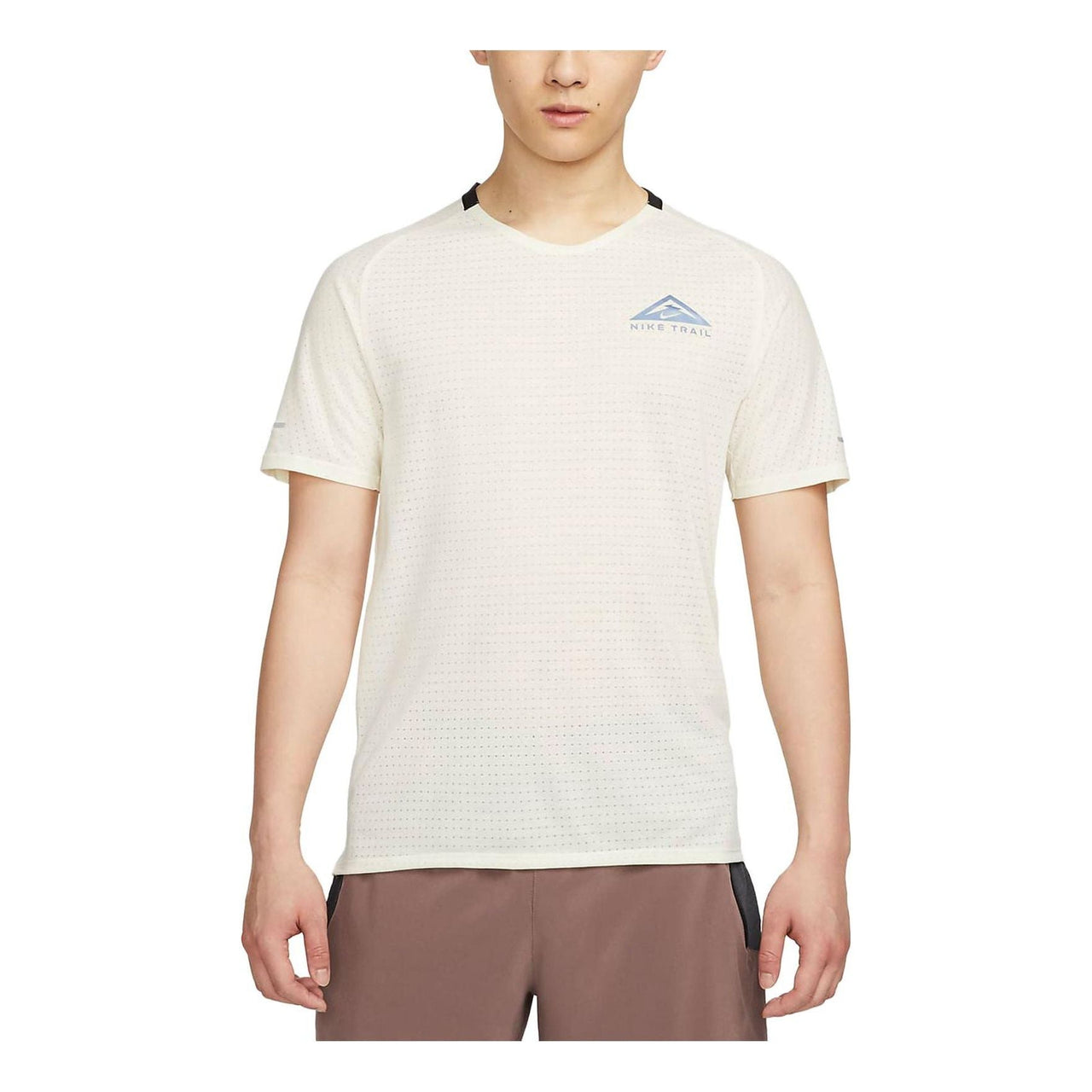 Nike Dri-FIT Trail Solar Chase Short Sleeve Trail Running T-Shirt 'Coconut Milk' DV9306-113