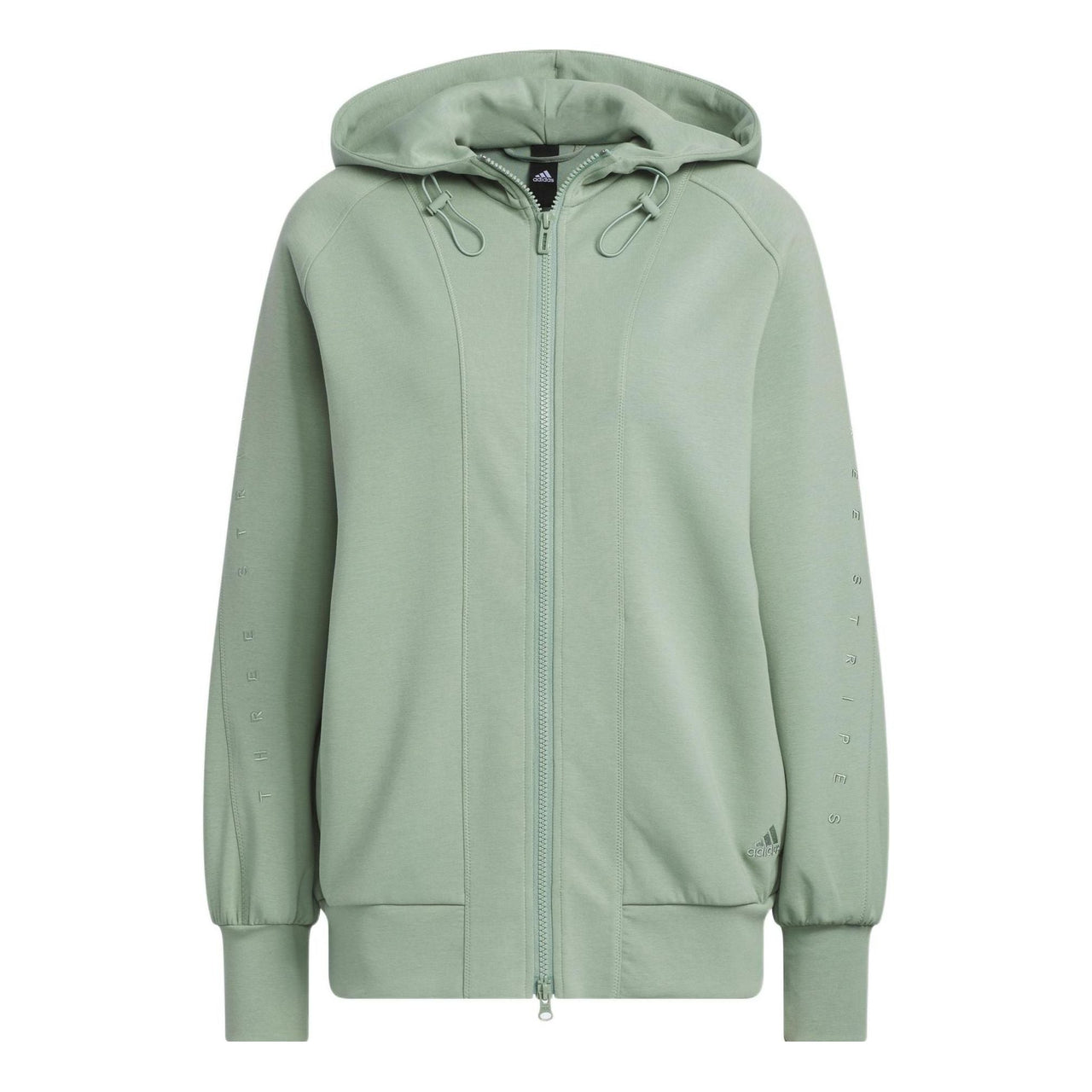 (WMNS) adidas Premium Knit Jacket 'Green' IK4292
