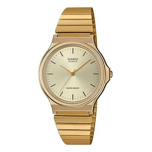 CASIO Quartz Waterproof Unisex Mens Gold Analog MQ-24G-9E