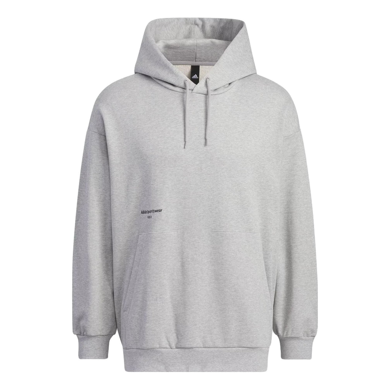 adidas Small Logo Hoodie 'Medium Grey Heather' IZ1607