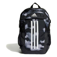 adidas Printing Stripe logo Large Capacity Backpack Unisex White / Gray / Black HI5958