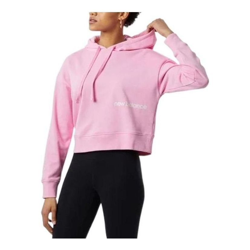 (WMNS) New Balance Essentials Hoodie 'Orbit Pink' WT23512-OTP