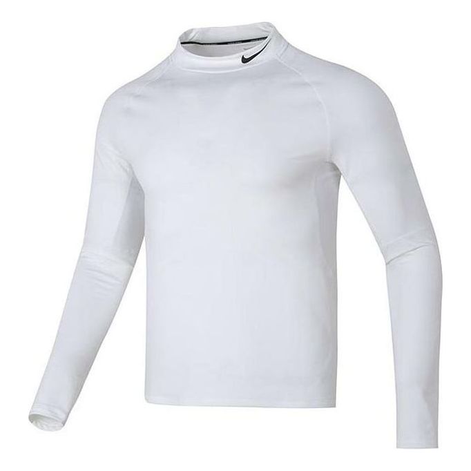 Nike Pro Dri-FIT Fitness Mock-Neck Long-Sleeve T-shirt 'Whiet' FB8516-100