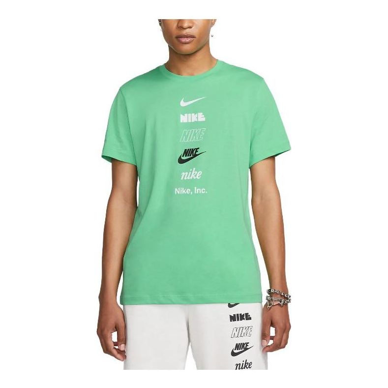 Nike Multi Logo T-Shirt 'Green' DZ2876-363