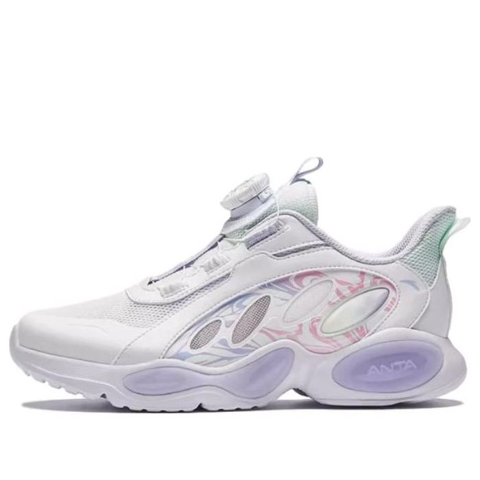 (GS) ANTA Running Series Sneakers 'White Purple' A322425536-3