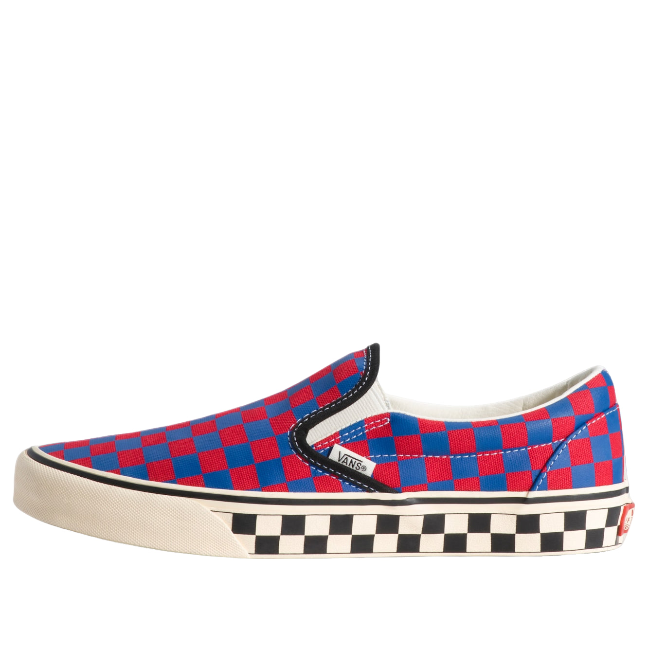 Vans Classic Slip-On Checkerboard 'Red Blue' VN000DAHRDB