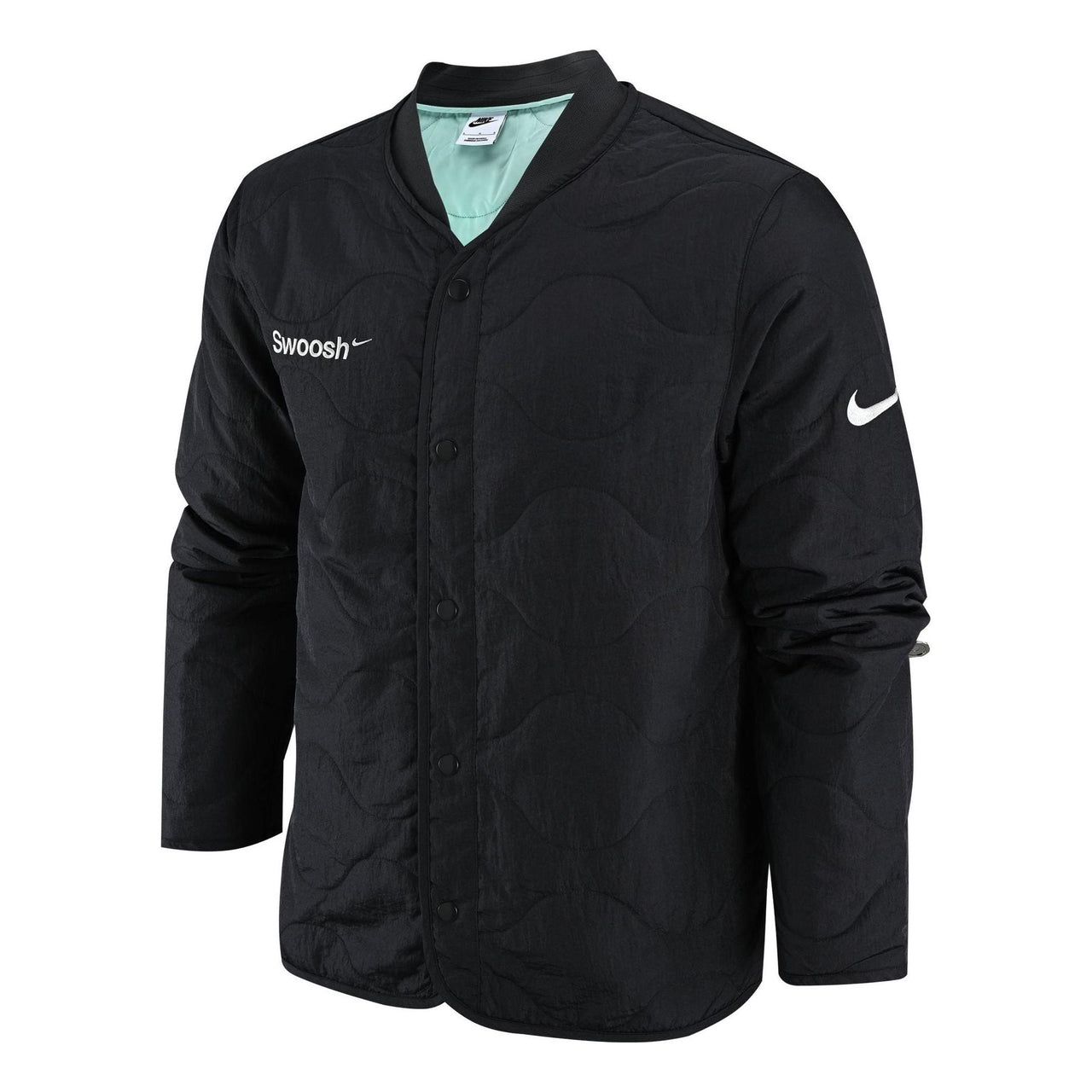 Nike Swoosh Logo Padded Jacket 'Black' FB1909-060