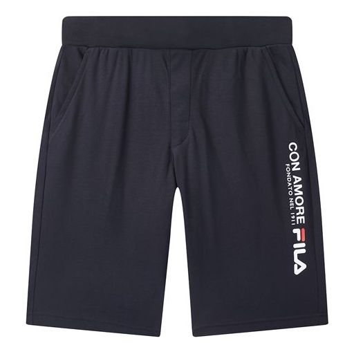 FILA Logo Alphabet Printing Sports Shorts Blue F11M028609F-NV