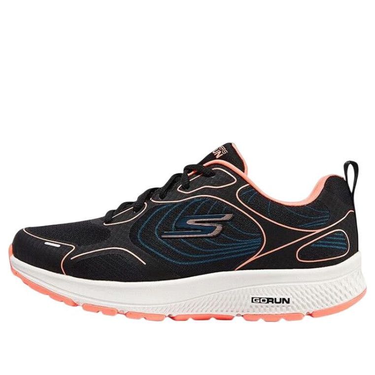 (WMNS) Skechers Go Run Consistent 'Black Neon Pink' 128294-BKCL