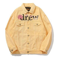 Drew House Floral Trucker Jacket 'Washed Tangerine' DR-SS21-115