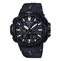 CASIO Waterproof Sports Shockproof Solar Powered Mens Black Analog PRW-6100Y-1BPR