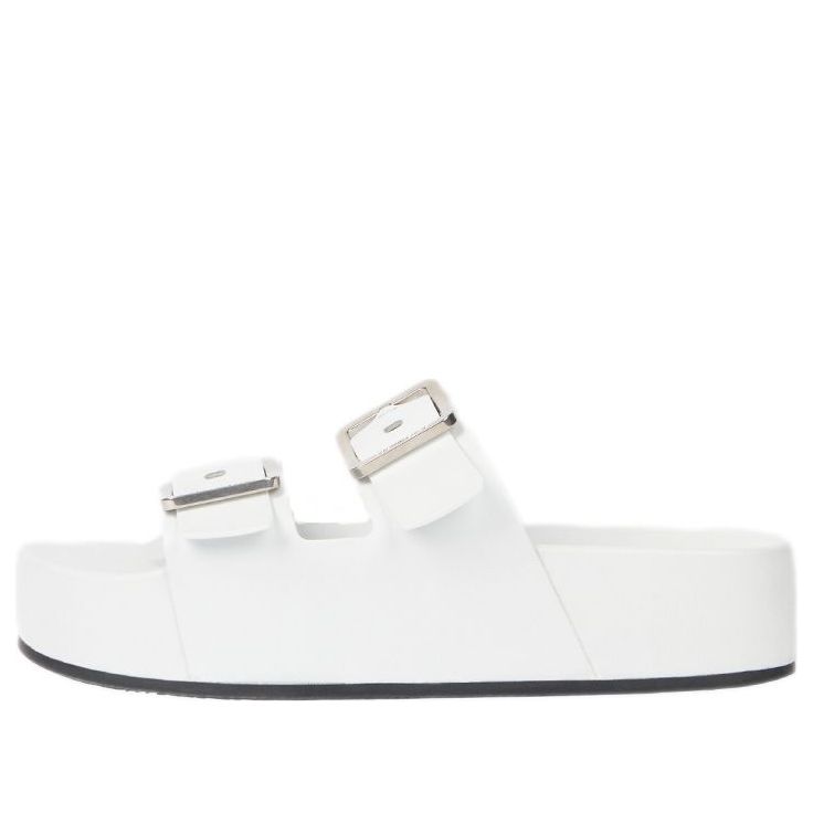 (WMNS) Balenciaga Mallorca Thick Bottom Sandals White 656842WA2M69090