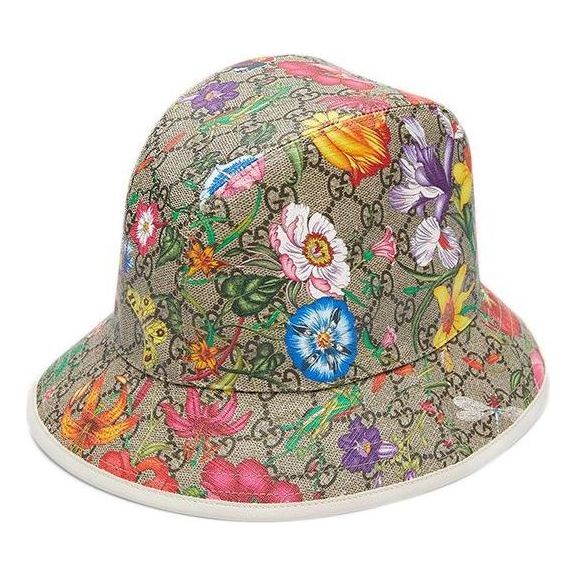 Gucci GG Flora Pattern Fedora Hat 'Beige' 603988-4HI89-8477