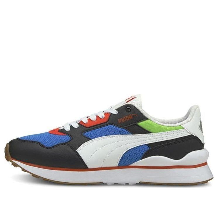 PUMA R78 Futr Low-Top Running Shoes Black/White/Blue 374895-13