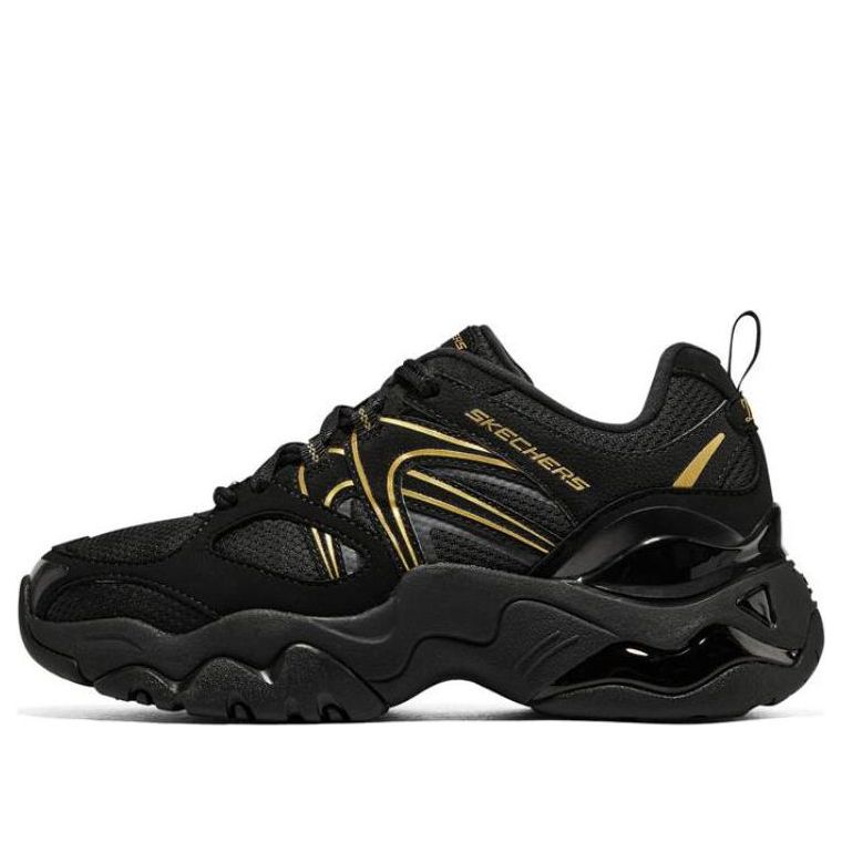 Skechers DLites 3.0 Air Sneakers 'Black Gold' 896150-BBK