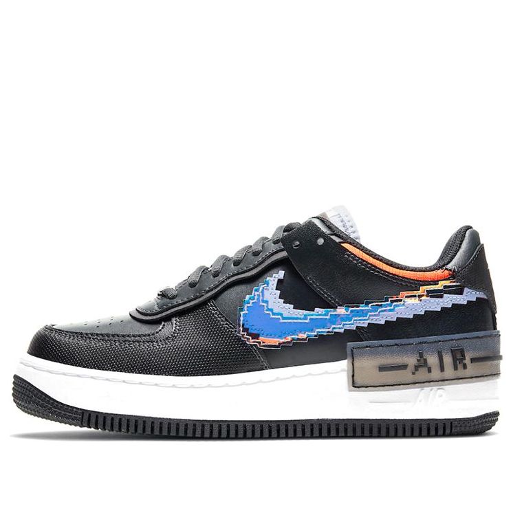 (WMNS) Nike Air Force 1 Shadow SE 'Pixel Swoosh - Off Noir' CV8480-001