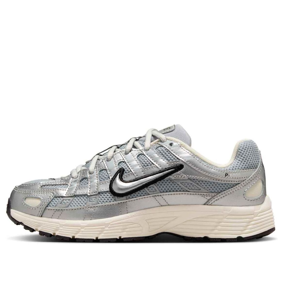 (GS) Nike P-6000 'Metallic Silver Black' HV5064-006