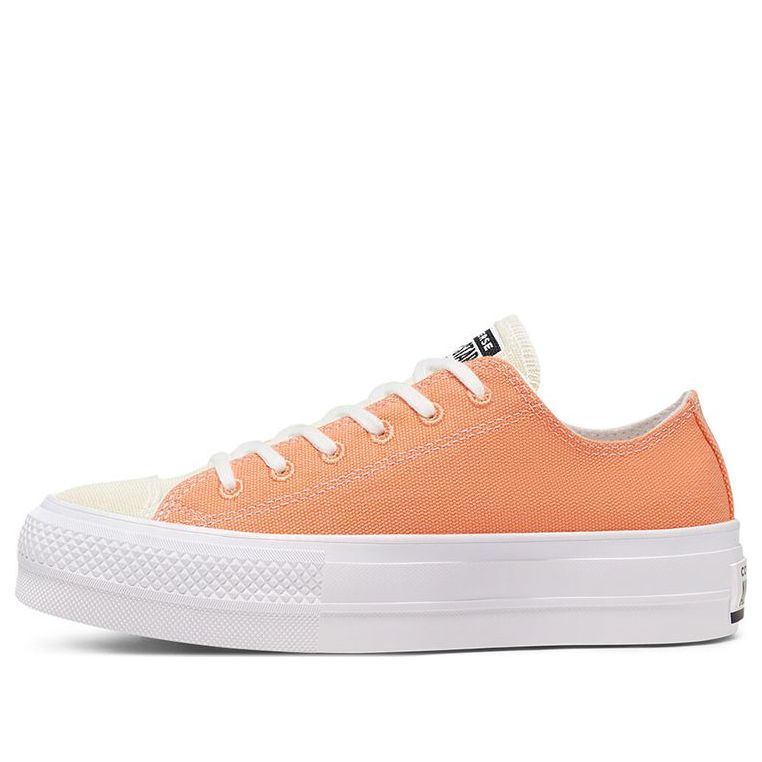 (WMNS) Converse Renew Cotton Chuck Taylor All Star Platform Low 'Fuel Orange' 567855C