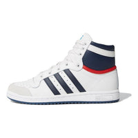(GS) adidas Top Ten High J 'White Dark Blue' D74481