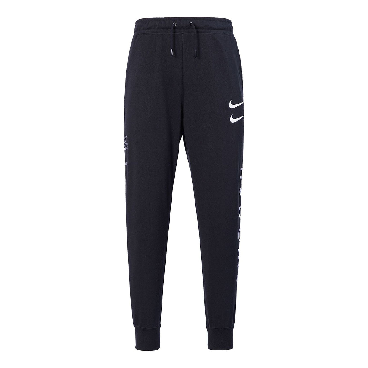 Nike Sportswear Swoosh Logo Tracksuit Bottoms Men Black CU3932-010