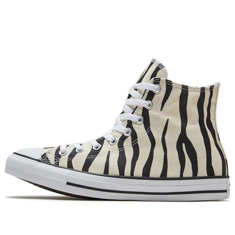 Converse Archive Print Chuck Taylor All Star High Top In Black/Greige 166258C