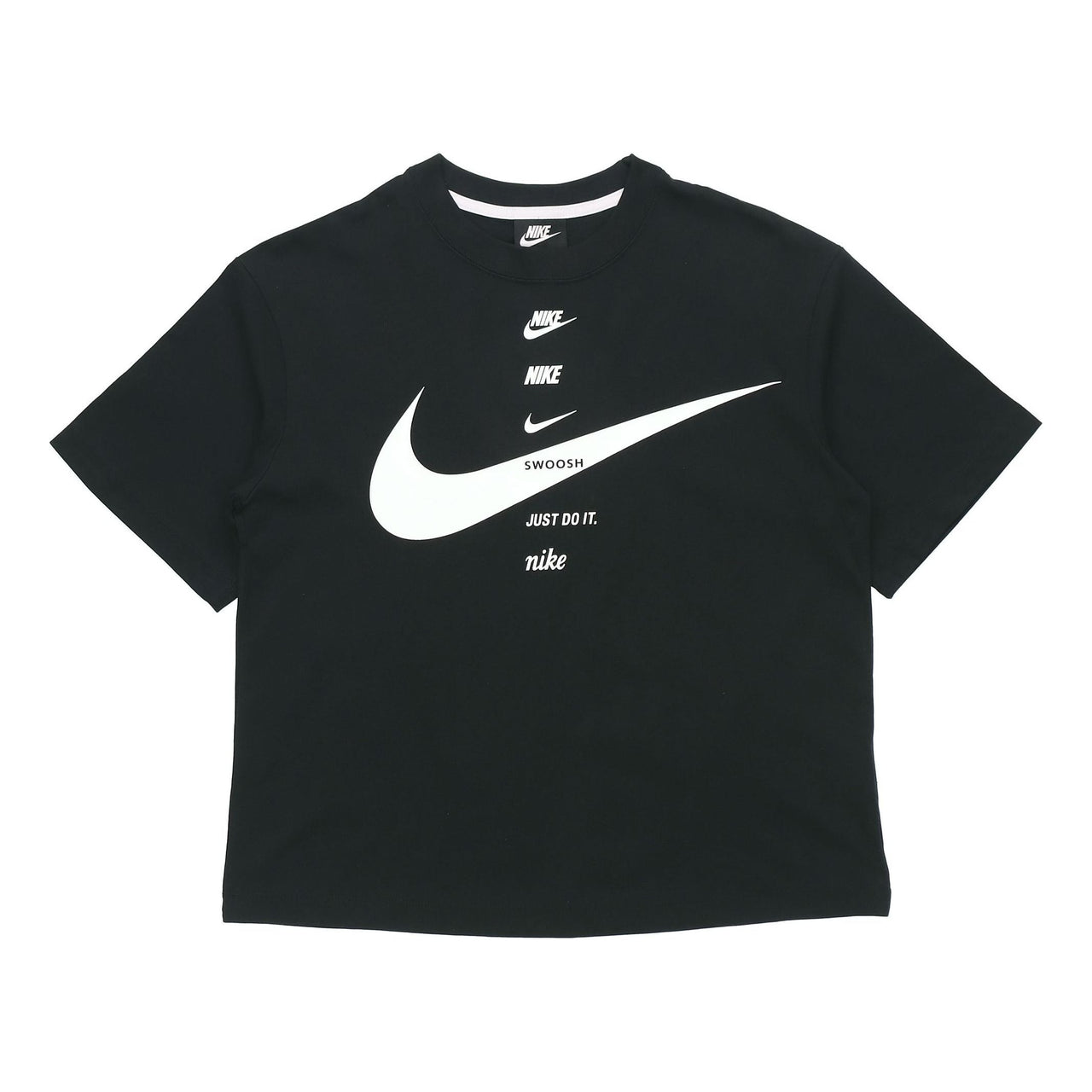 (WMNS) Nike Sportswear Loose Fit T-Shirt 'Black' CU5683-010