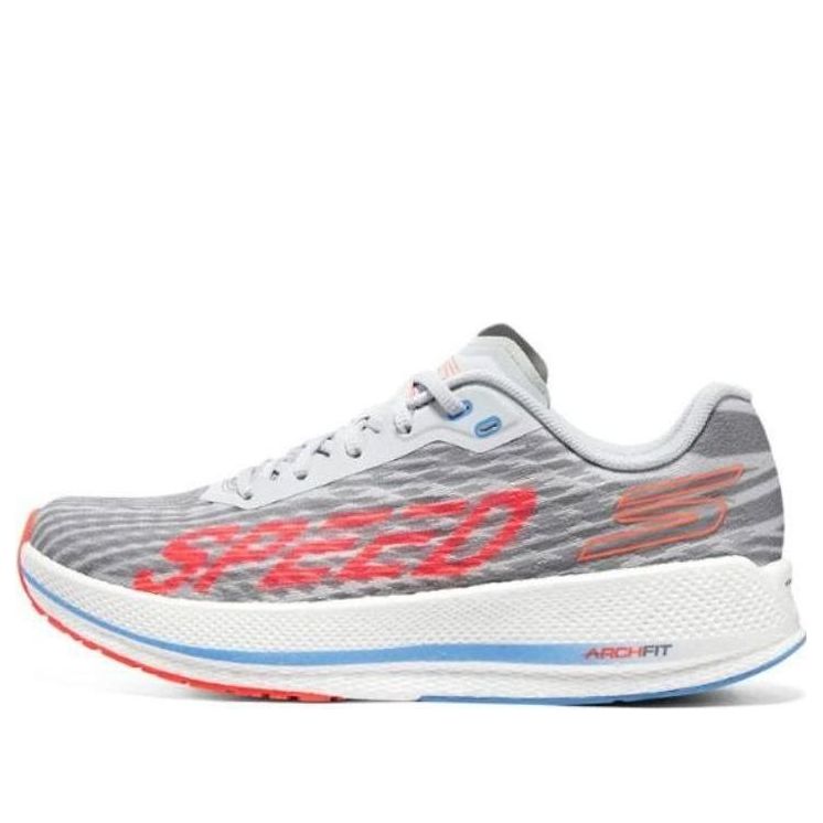 (WMNS) Skechers Go Run Razor 4 'Grey Red' 172075-GYBL